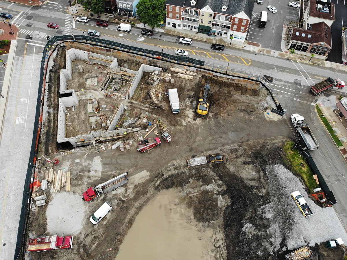Harmony Square construction on June 26, 2024